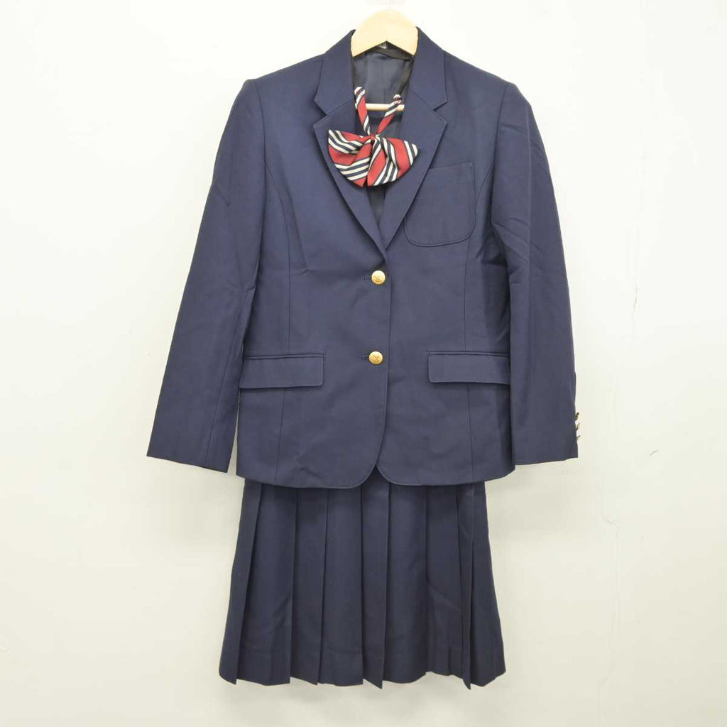 中古】福島県 白河旭高等学校 女子制服 4点 (ブレザー・ベスト・スカート) sf043031 | 中古制服通販パレイド