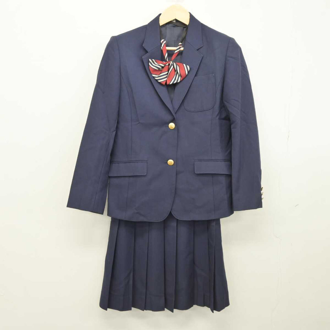 【中古】福島県 白河旭高等学校 女子制服 4点 (ブレザー・ベスト・スカート) sf043031 | 中古制服通販パレイド