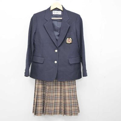 【中古】埼玉県 秀明高等学校 女子制服 4点 (ブレザー・スカート) sf043036