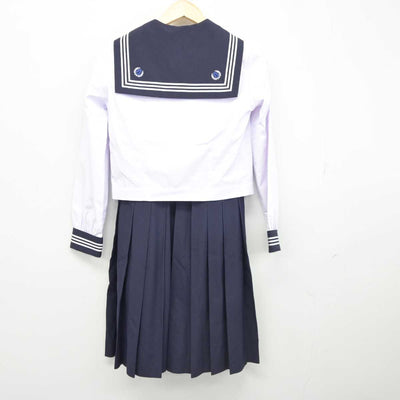 【中古】千葉県 和洋国府台女子高等学校 女子制服 4点 (セーラー服・スカート・ベスト) sf043038