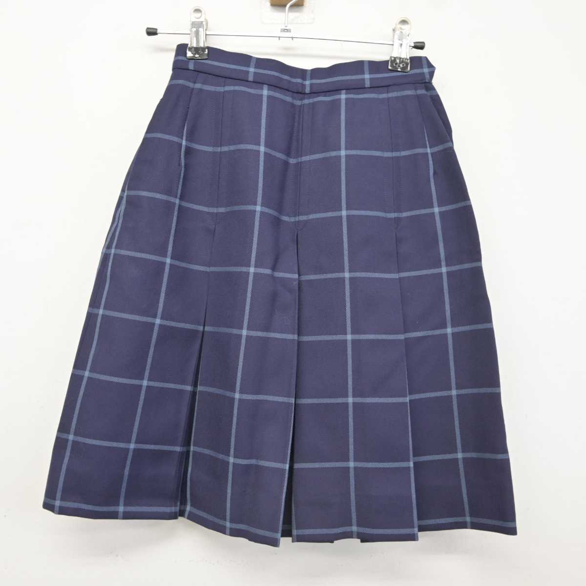 【中古】京都府 京都産業大学附属高等学校 女子制服 3点 (ベスト・スカート) sf043042