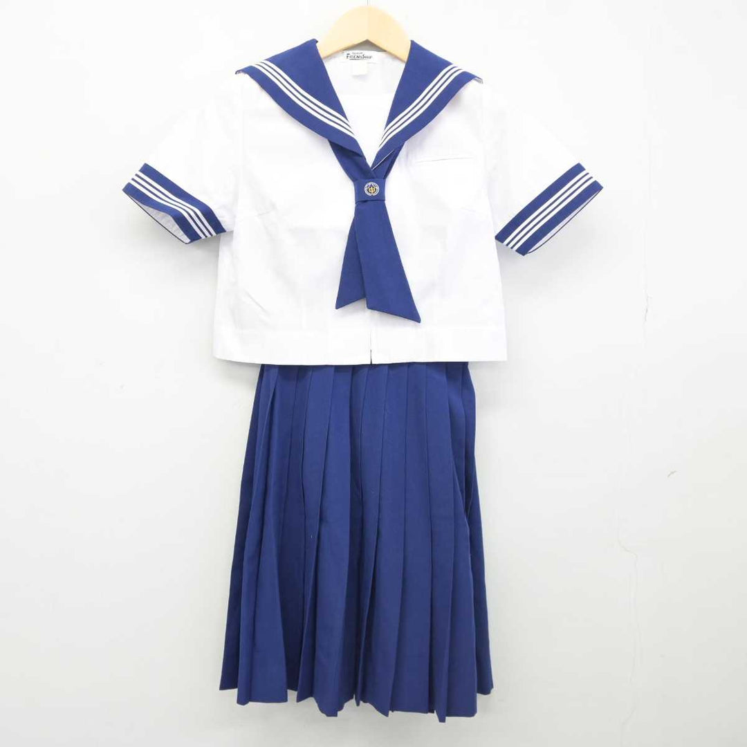 【中古】埼玉県 鶴ヶ島西中学校 女子制服 3点 (セーラー服・スカート) sf043054 | 中古制服通販パレイド