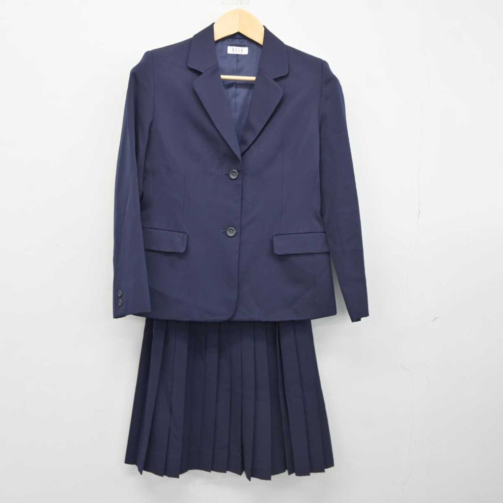 【中古】香川県 高松高等学校 女子制服 3点 (ブレザー・ベスト・スカート) sf043057