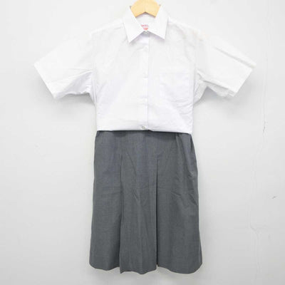 【中古】宮城県 幸町中学校 女子制服 2点 (シャツ・スカート) sf043064