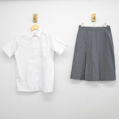 【中古】宮城県 幸町中学校 女子制服 2点 (シャツ・スカート) sf043064