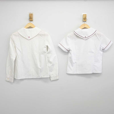 【中古】大阪府 梅花中学校 女子制服 2点 (シャツ・シャツ) sf043067