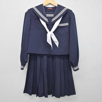 【中古】山口県 柳井高等学校 女子制服 4点 (セーラー服・スカート・スカート) sf043073