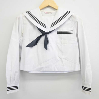 【中古】山口県 柳井高等学校 女子制服 4点 (セーラー服・スカート・スカート) sf043075