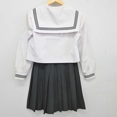 【中古】山口県 柳井高等学校 女子制服 2点 (セーラー服・スカート) sf043077