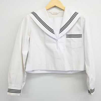 【中古】山口県 柳井高等学校 女子制服 2点 (セーラー服・スカート) sf043077