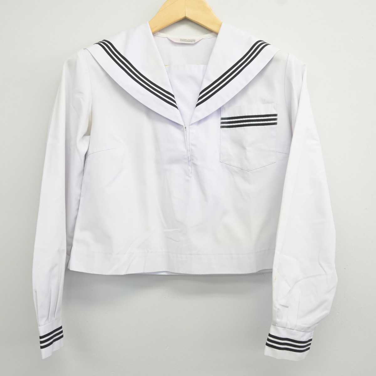 【中古】山口県 柳井高等学校 女子制服 2点 (セーラー服・スカート) sf043078