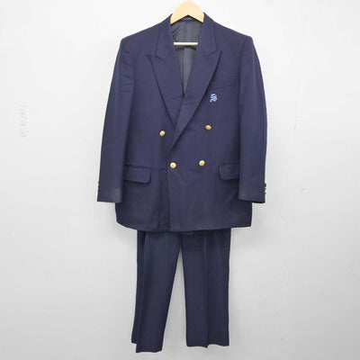 【中古】山口県 西京高等学校 男子制服 3点 (ブレザー・ズボン) sf043080