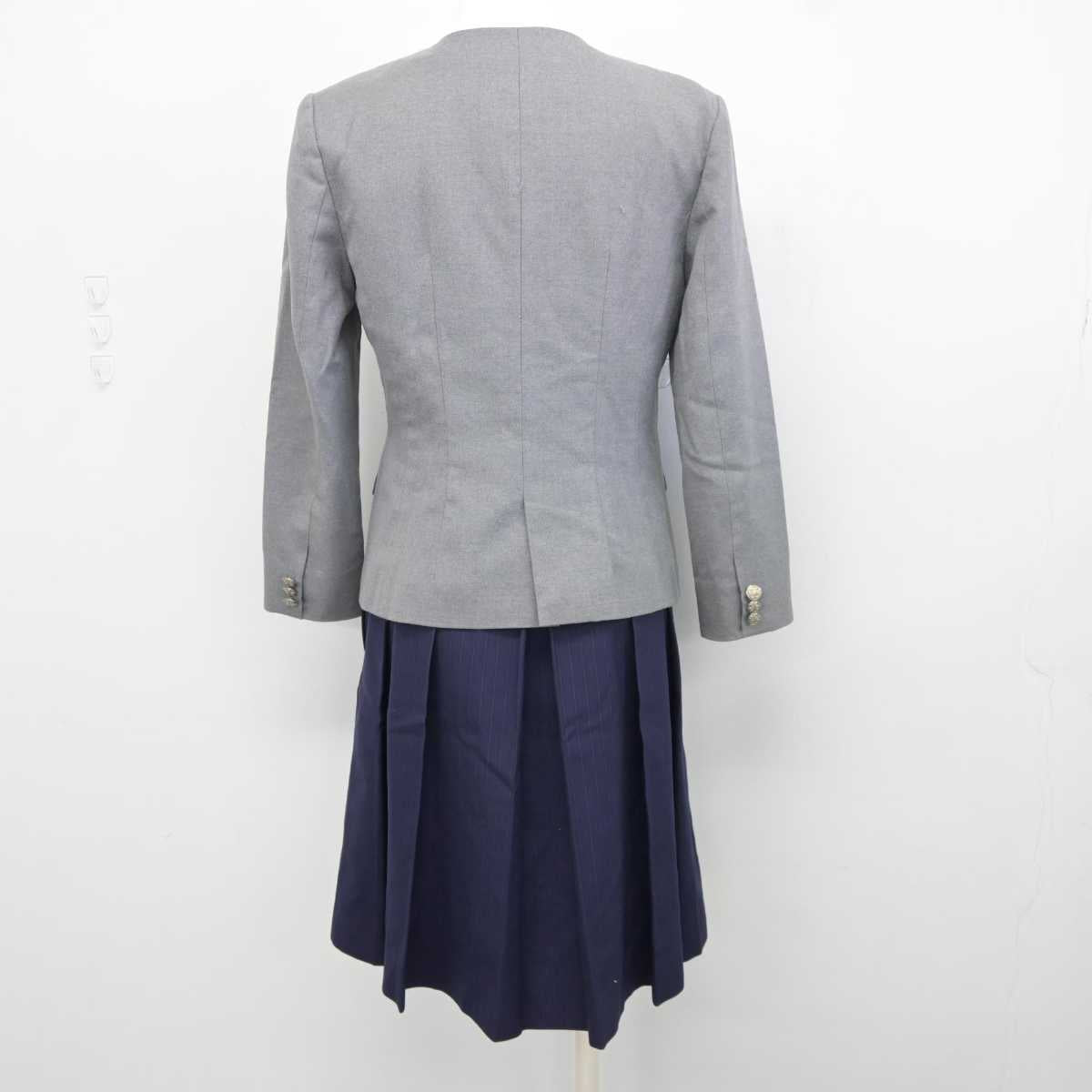 【中古】東京都 跡見学園中学校 女子制服 3点 (ブレザー・ジャンパースカート) sf043085