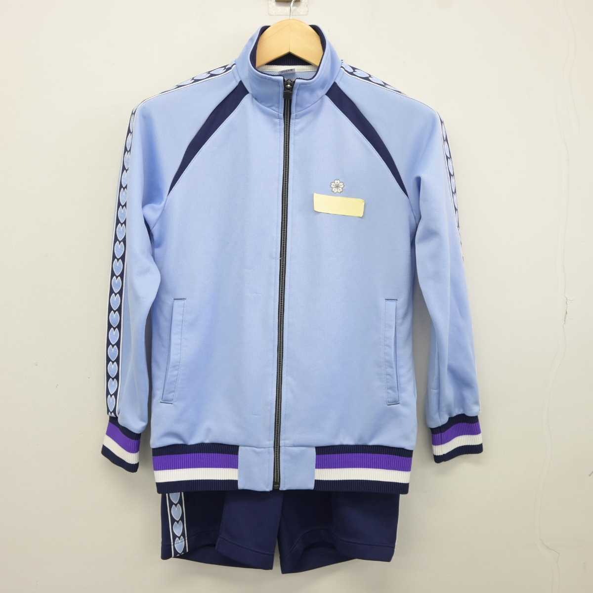 【中古】東京都 跡見学園中学校 女子制服 2点 (ジャージ 上・体操服 下) sf043087