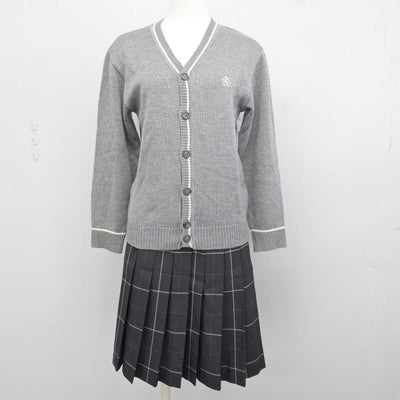 【中古】青森県 青森山田中学校 女子制服 5点 (ブレザー・ニット・スカート) sf043092