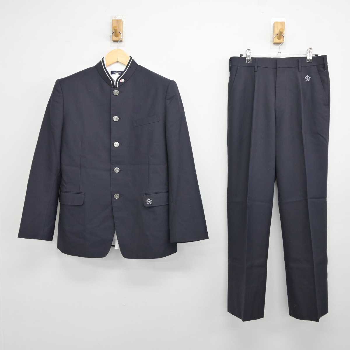 【中古】青森県 青森山田高等学校 男子制服 4点 (学ラン・シャツ・ズボン) sf043095