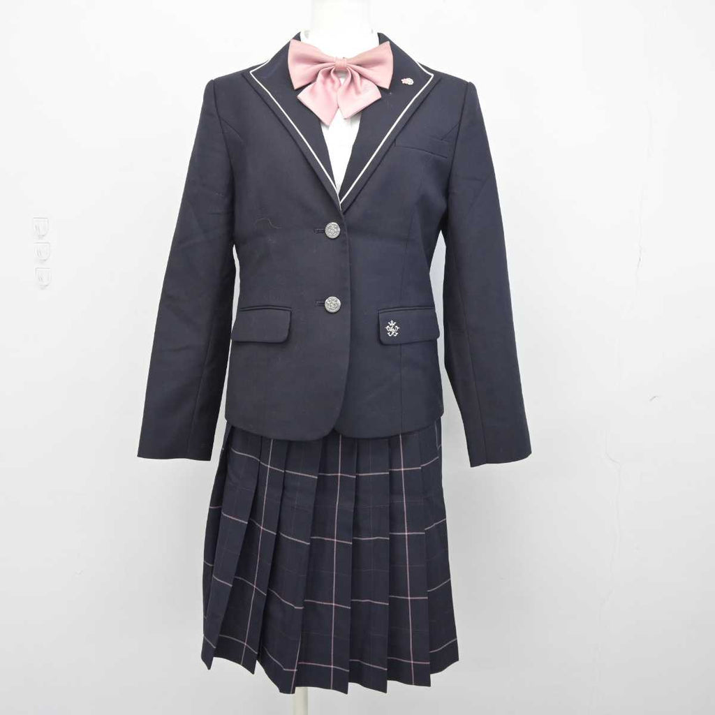 【中古】青森県 青森山田高等学校 女子制服 5点 (ブレザー・シャツ・スカート) sf043099