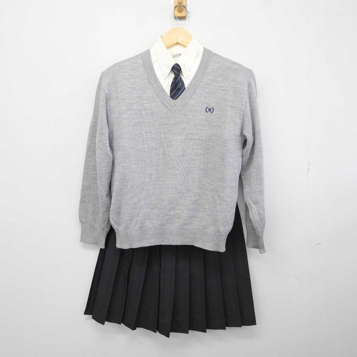 【中古】兵庫県 西宮今津高等学校 女子制服 5点 (ブレザー・ニット・シャツ・スカート) sf043111 | 中古制服通販パレイド