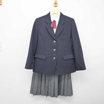 【中古】埼玉県 上青木中学校 女子制服 4点 (ブレザー・シャツ・スカート) sf043116