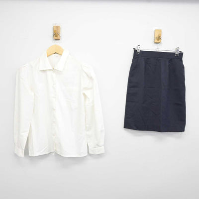 【中古】 ダイキン工業株式会社 女子制服 4点 (ブレザー・シャツ・スカート) sf043125