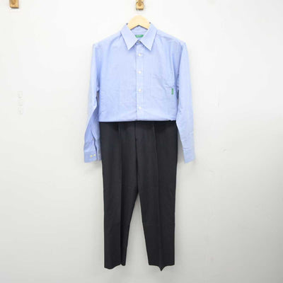 【中古】香川県 高松中央高等学校 男子制服 2点 (シャツ・ズボン) sf043136