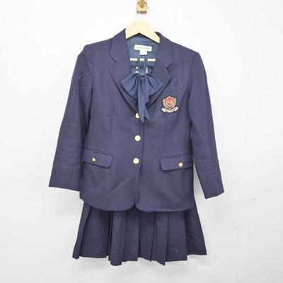 【中古】愛知県 安城学園高等学校 女子制服 4点 (ブレザー・ニット・スカート) sf043137