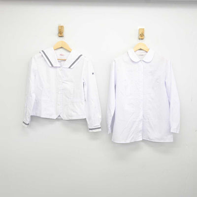 【中古】山形県 山形北高等学校 女子制服 2点 (セーラー服・シャツ) sf043155