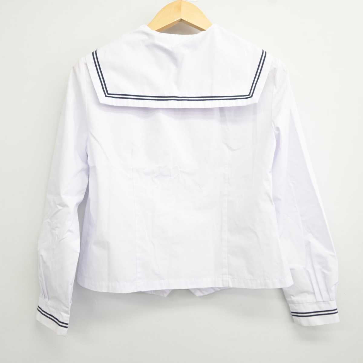 【中古】山形県 山形北高等学校 女子制服 2点 (セーラー服・シャツ) sf043156