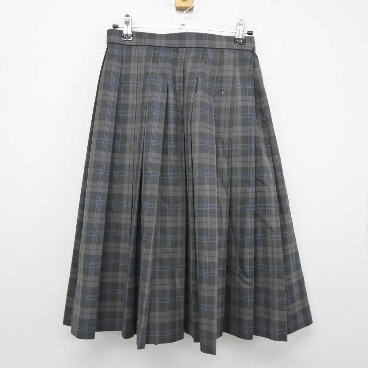 【中古】大阪府 柏原市立国分中学校 女子制服 3点 (ブレザー・ニットベスト・スカート) sf043158