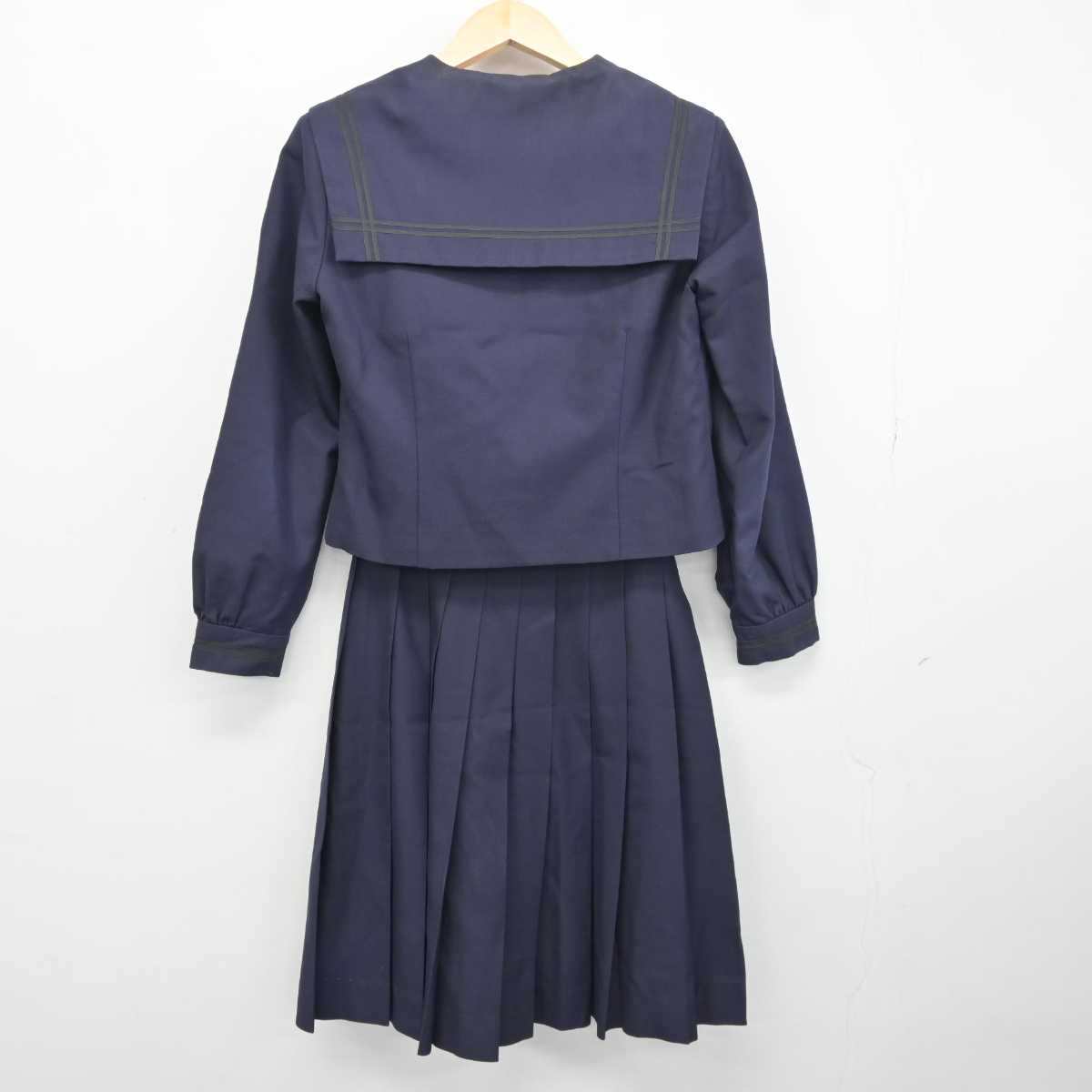 中古】福島県 郡山商業高等学校 女子制服 2点 (セーラー服・スカート) sf043161 | 中古制服通販パレイド