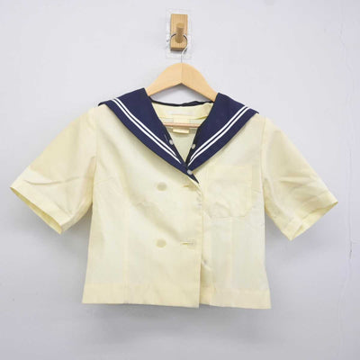 【中古】福島県 郡山商業高等学校 女子制服 2点 (セーラー服・スカート) sf043162