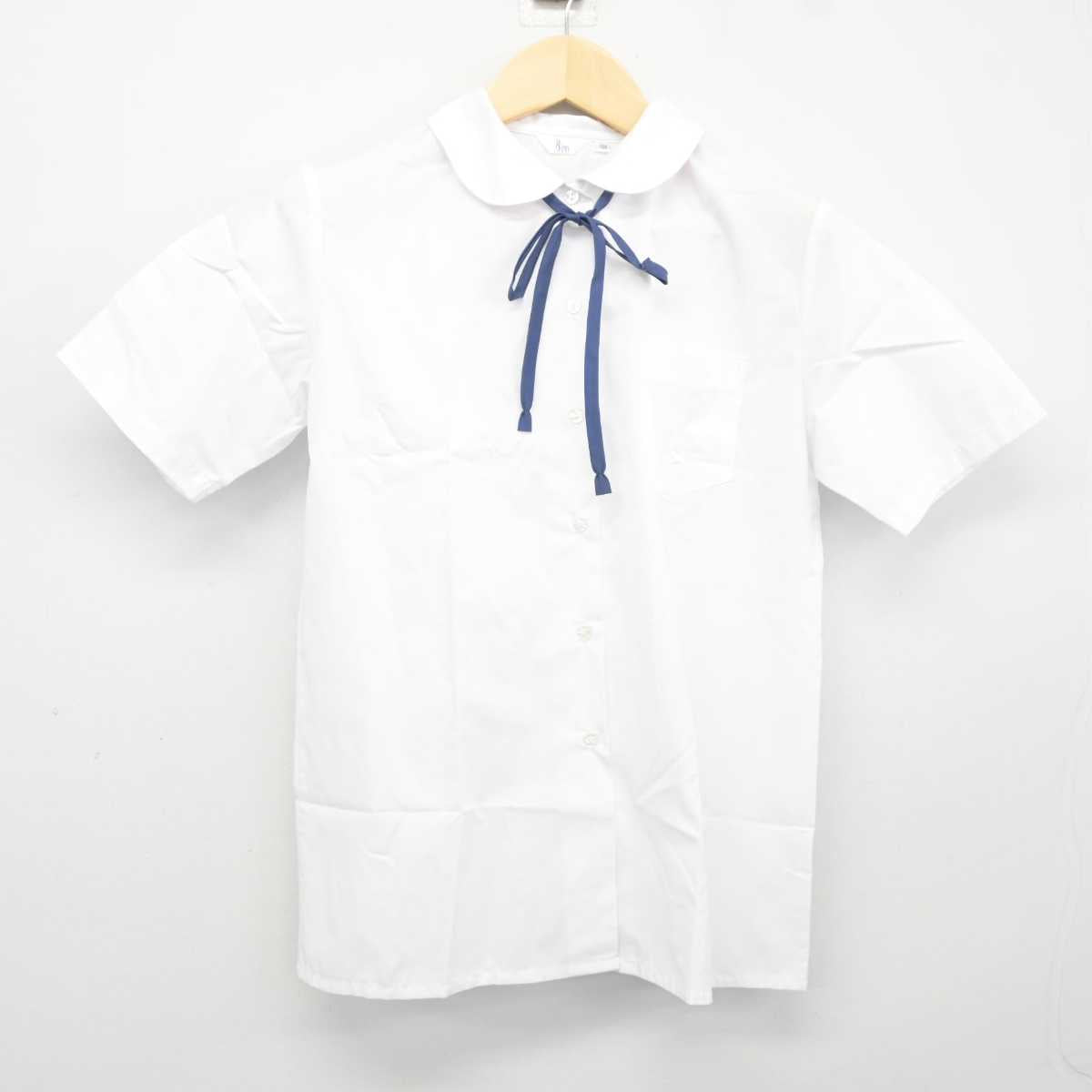 【中古】埼玉県 新座市立第二中学校 女子制服 4点 (ベスト・シャツ・スカート) sf043171