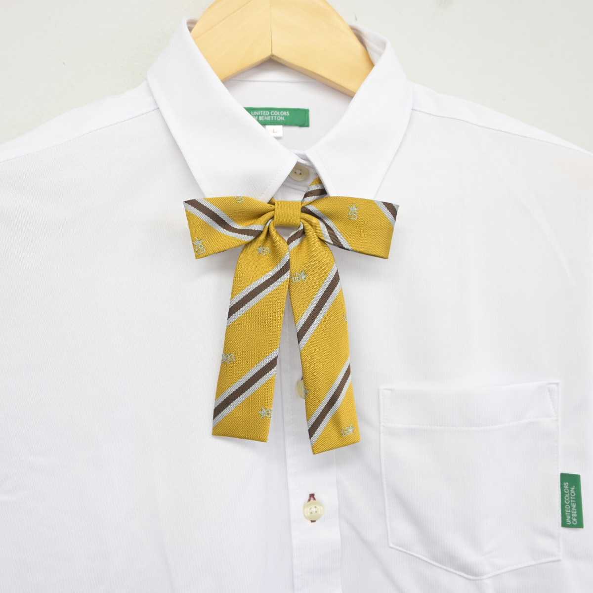 【中古】宮崎県 尚学館中学校 女子制服 3点 (シャツ) sf043190