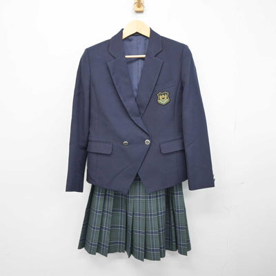 【中古】福岡県 宇美商業高等学校 女子制服 3点 (ブレザー・スカート) sf043193