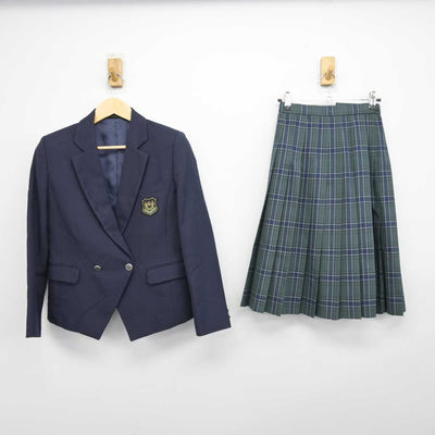 【中古】福岡県 宇美商業高等学校 女子制服 3点 (ブレザー・スカート) sf043193