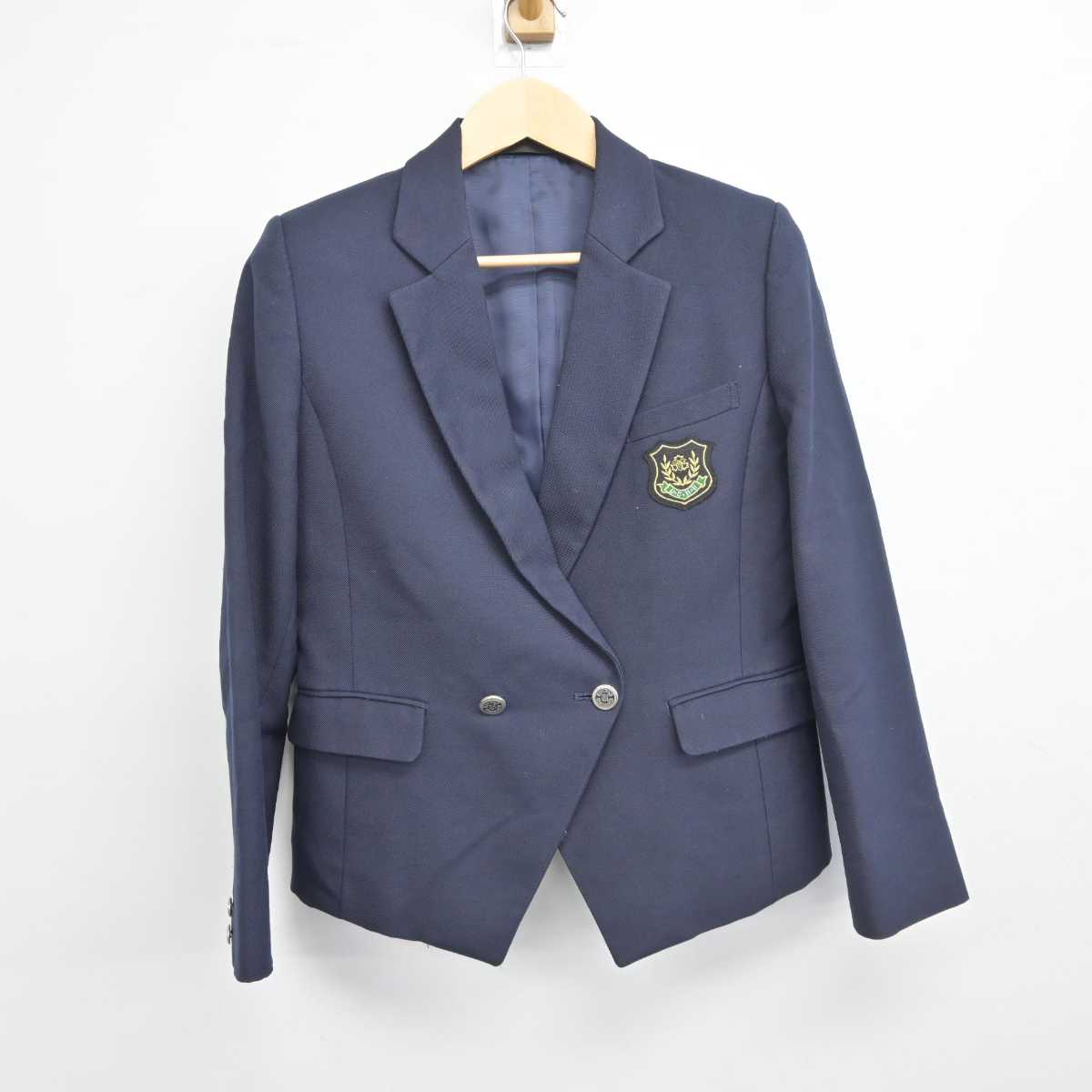 【中古】福岡県 宇美商業高等学校 女子制服 3点 (ブレザー・スカート) sf043193