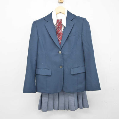 【中古】愛知県 東邦高等学校 女子制服 5点 (ブレザー・ベスト・シャツ・スカート) sf043206