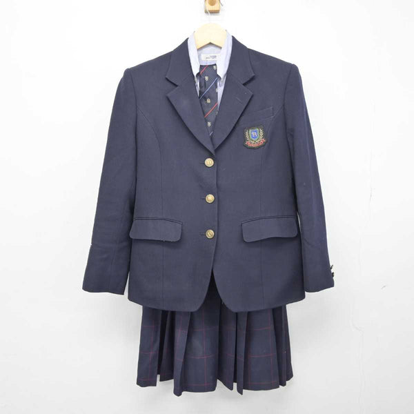 【中古】広島県 廿日市高等学校 女子制服 4点 (ブレザー・シャツ・スカート) sf043211 | 中古制服通販パレイド