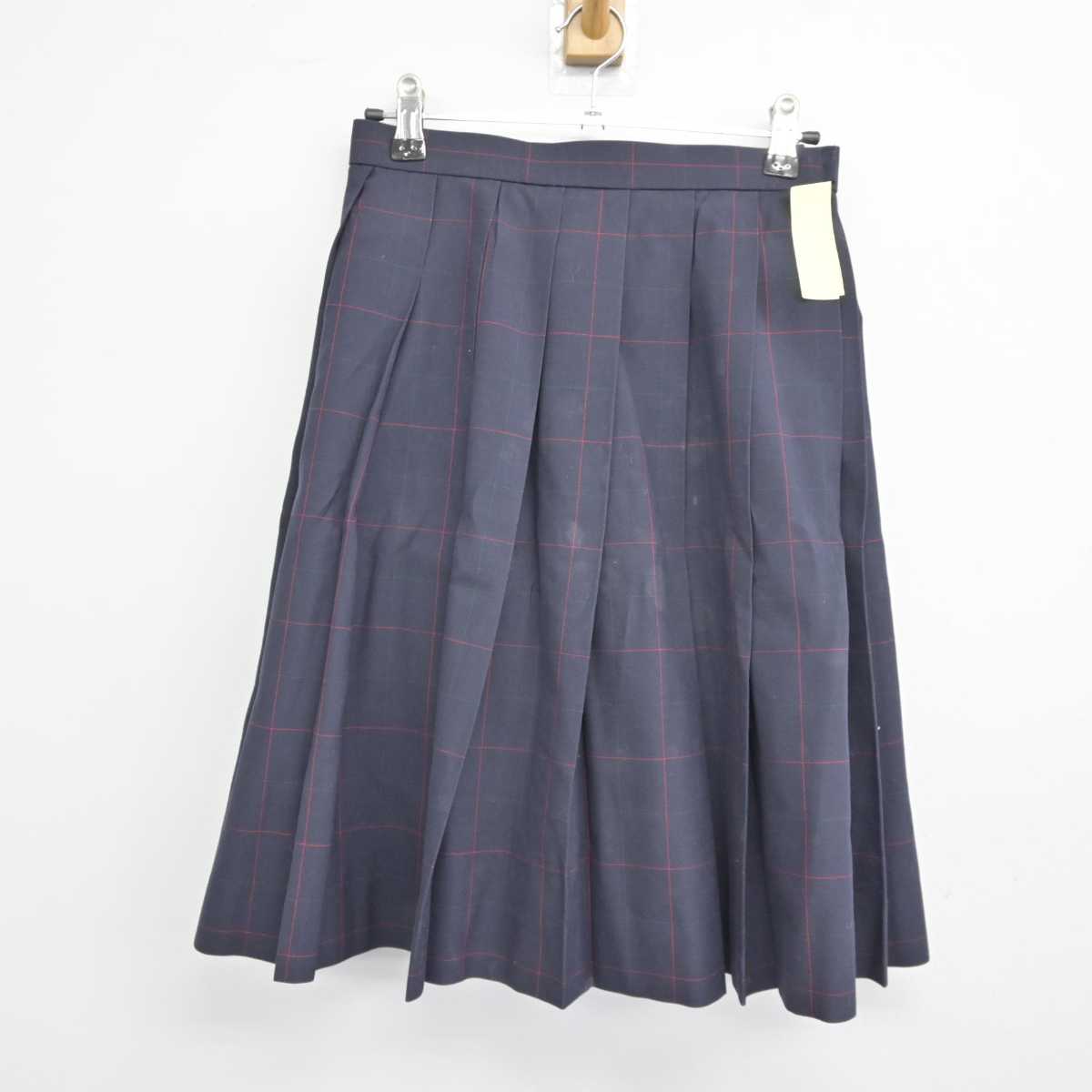 【中古】広島県 廿日市高等学校 女子制服 2点 (シャツ・スカート) sf043212