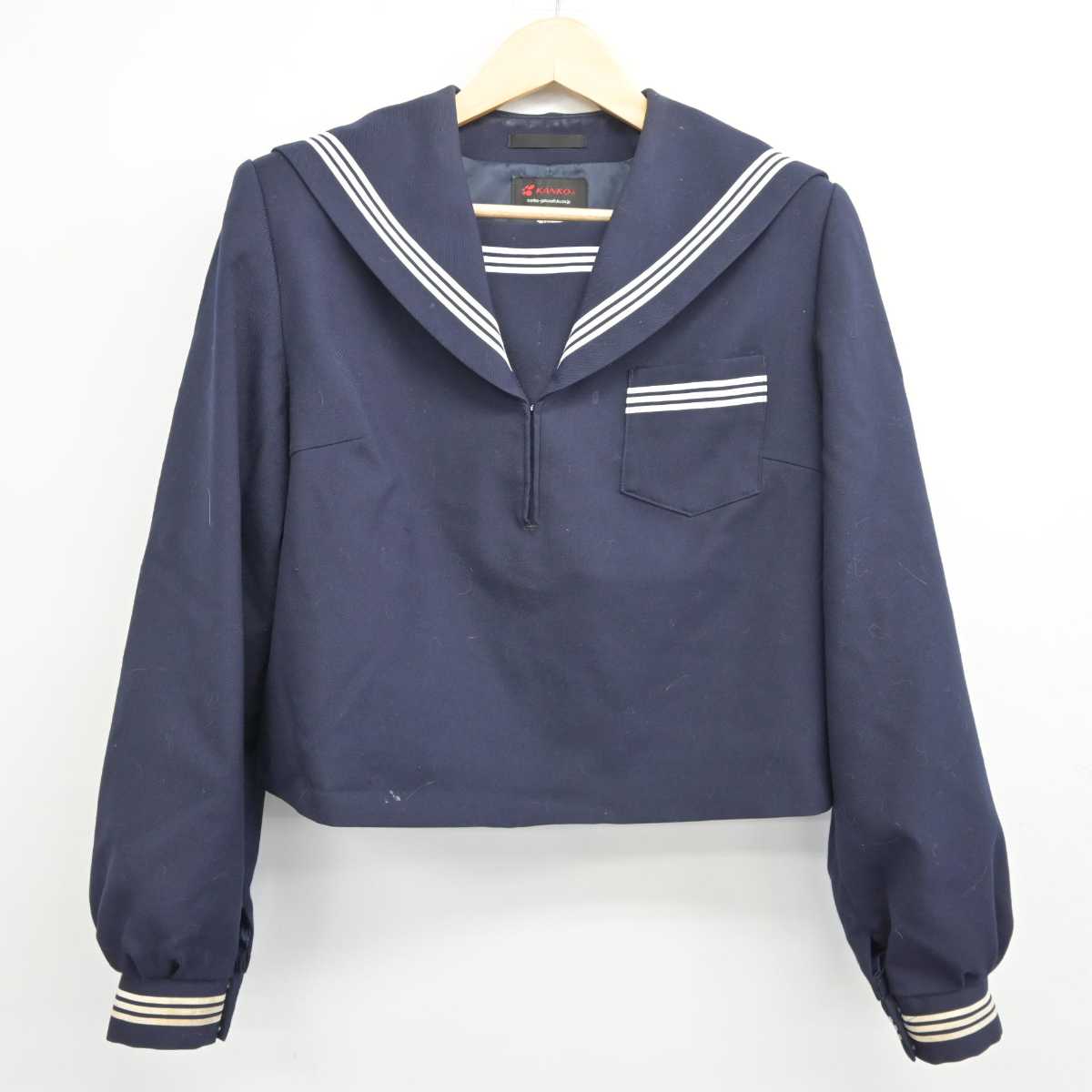 【中古】山口県 阿知須中学校 女子制服 2点 (セーラー服・スカート) sf043215