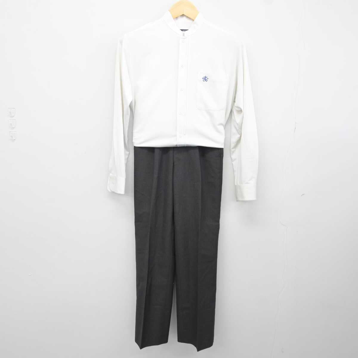 【中古】青森県 青森山田中学校 男子制服 2点 (シャツ・ズボン) sf043217