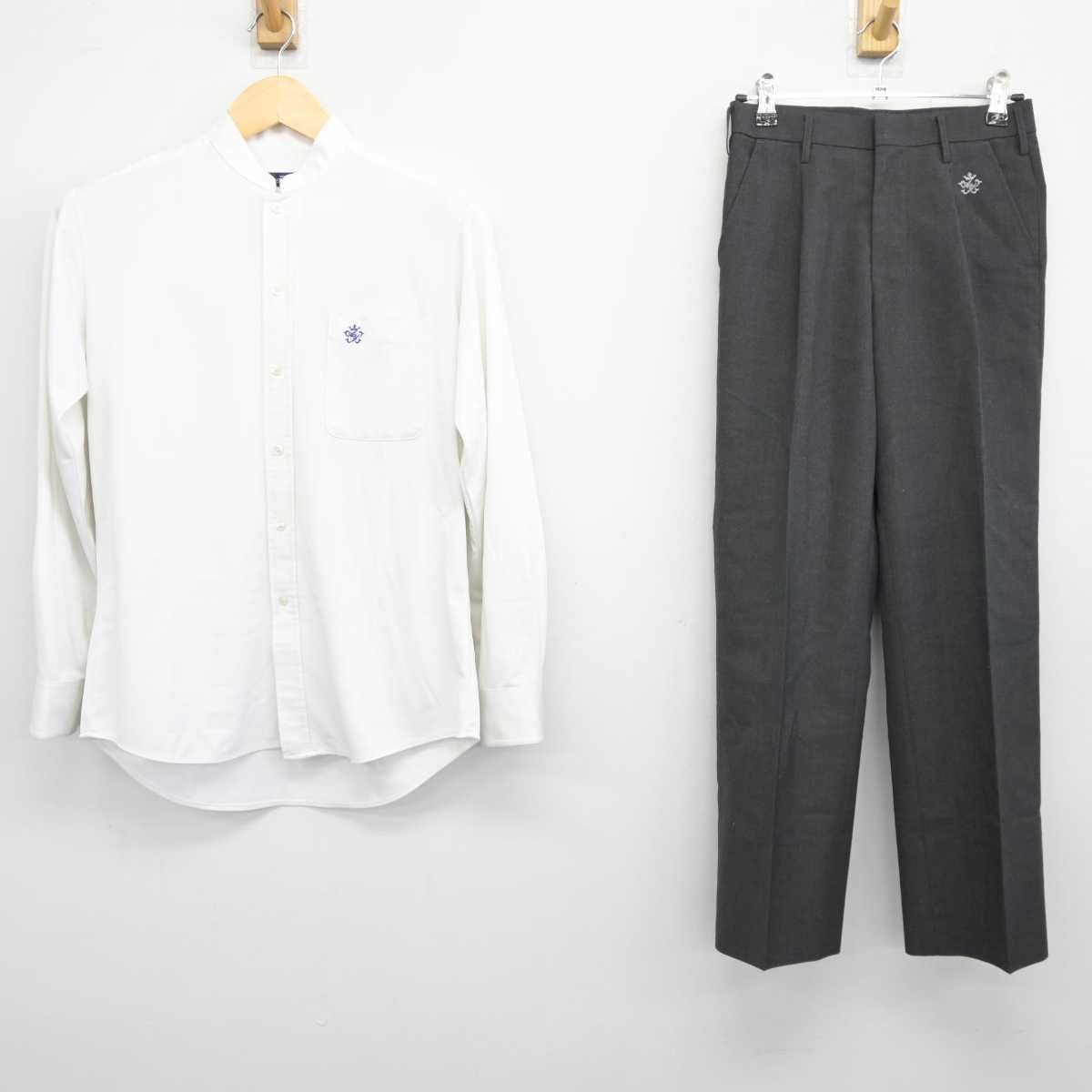 【中古】青森県 青森山田中学校 男子制服 2点 (シャツ・ズボン) sf043217