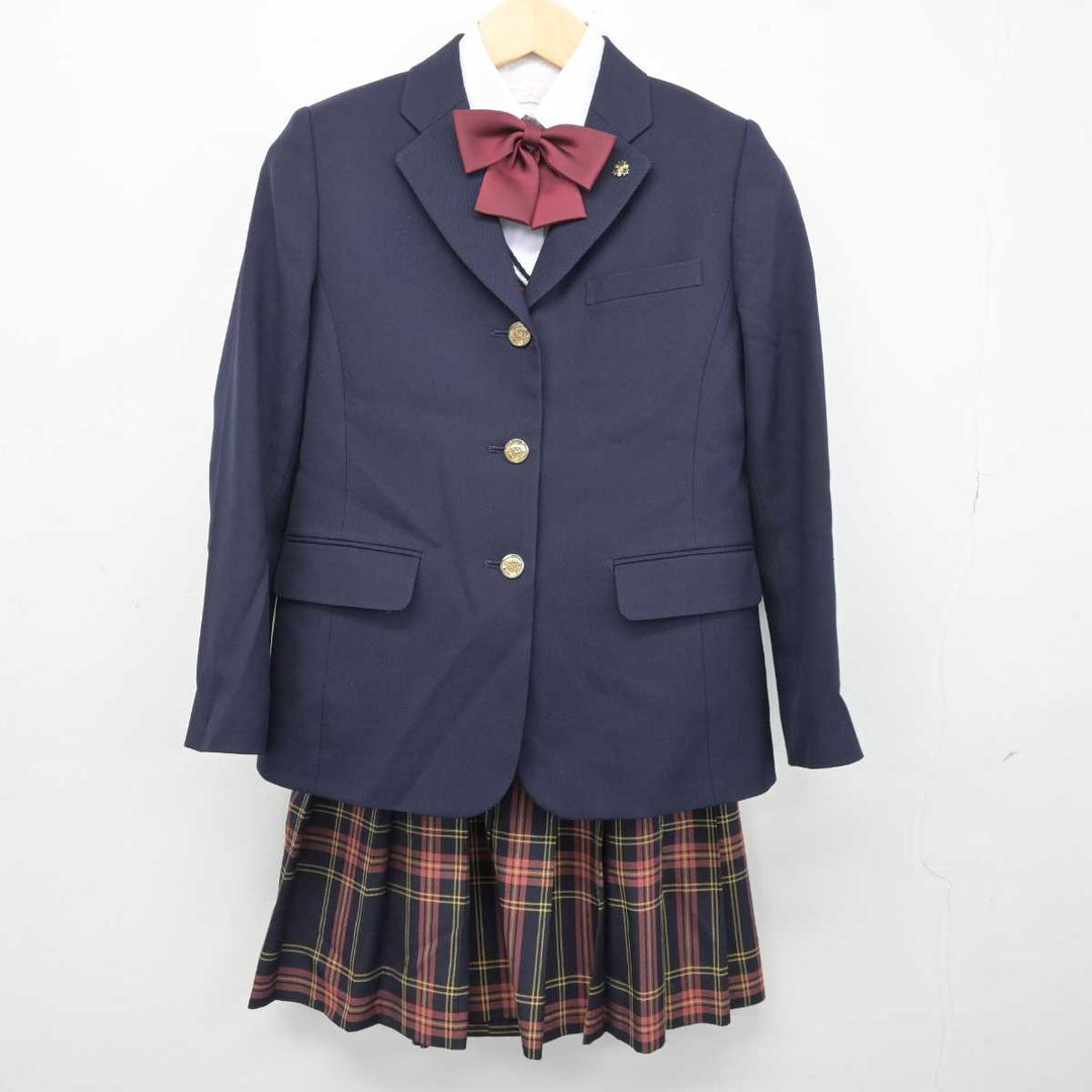 中古】山梨県 甲府城西高等学校 女子制服 6点 (ブレザー・シャツ・ニットベスト・スカート) sf043230 | 中古制服通販パレイド