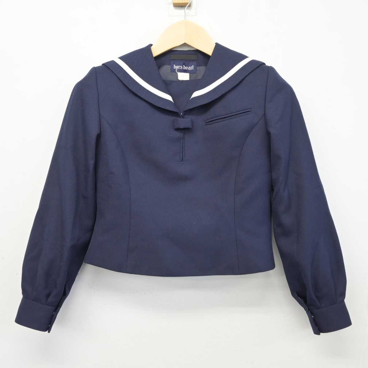 【中古】北海道 苫小牧市立開成中学校 女子制服 1点 (セーラー服) sf043245