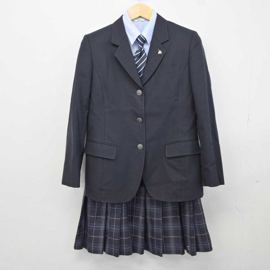 【中古】北海道 苫小牧総合経済高等学校 女子制服 5点 (ブレザー・シャツ・スカート) sf043246 | 中古制服通販パレイド