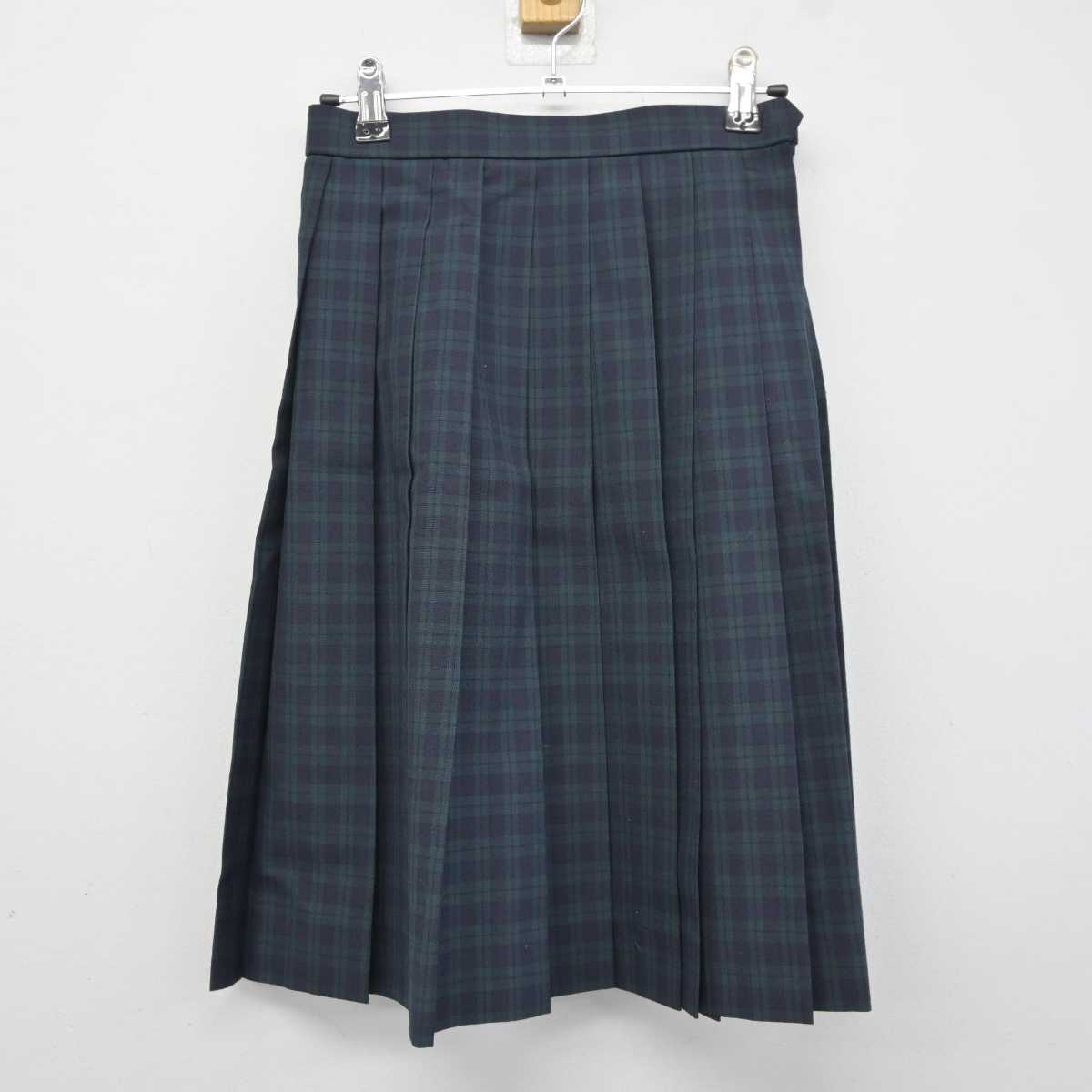 【中古】神奈川県 川崎総合科学高等学校 女子制服 4点 (ニットベスト・シャツ・スカート) sf043262