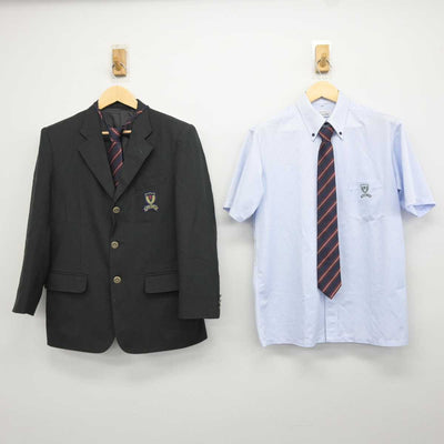 【中古】千葉県 千葉黎明高等学校 男子制服 5点 (ブレザー・シャツ・ズボン) sf043274