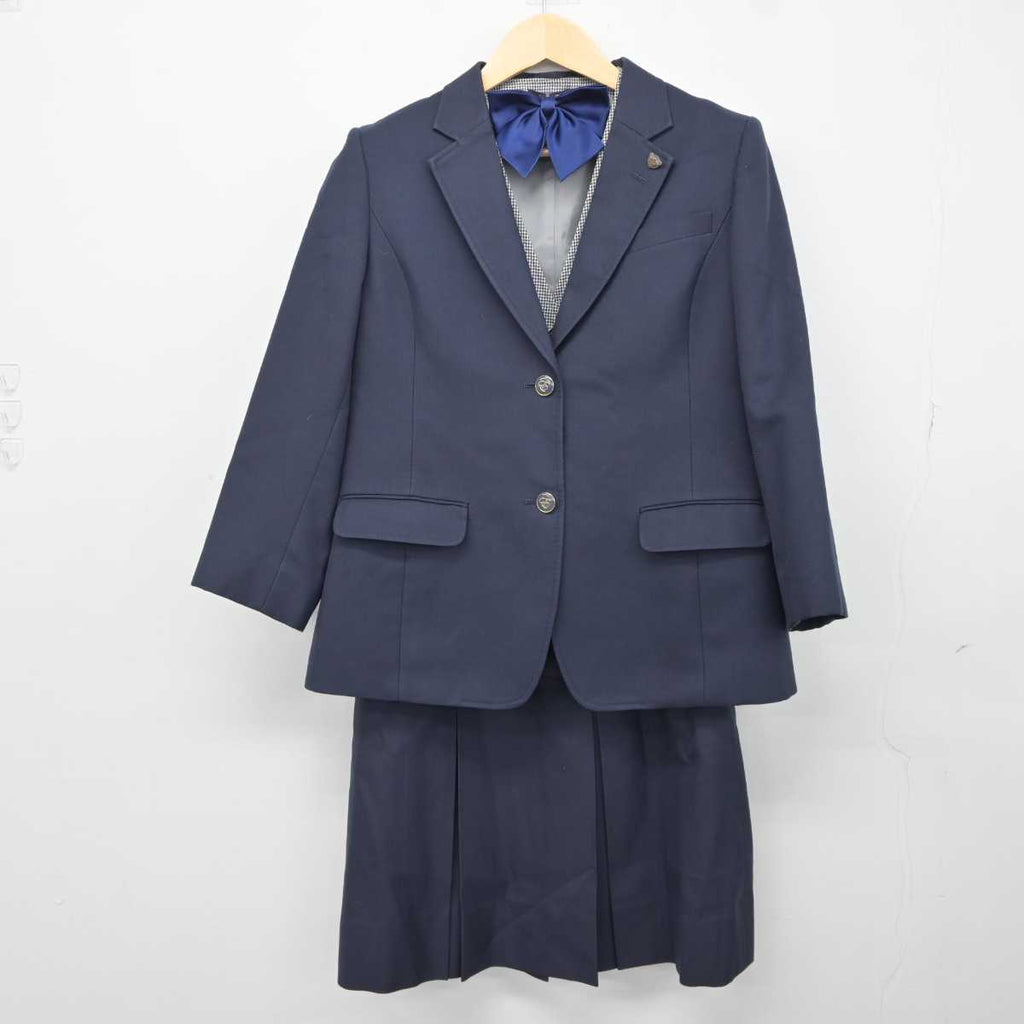 中古】宮城県 東向陽台中学校 女子制服 6点 (ブレザー・ベスト 