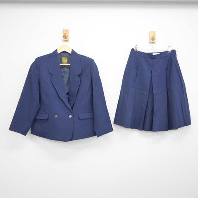 【中古】岩手県 専修大学北上高等学校 女子制服 2点 (ブレザー・スカート) sf043289