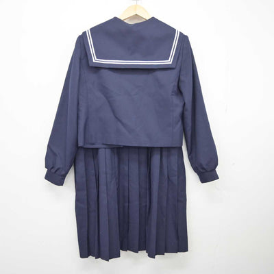 【中古】岐阜県 羽島中学校 女子制服 4点 (セーラー服・スカート) sf043296